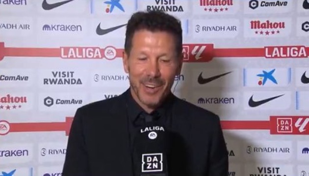 Simeone nói 1 từ khi được hỏi lý do cho Sorloth đá chính