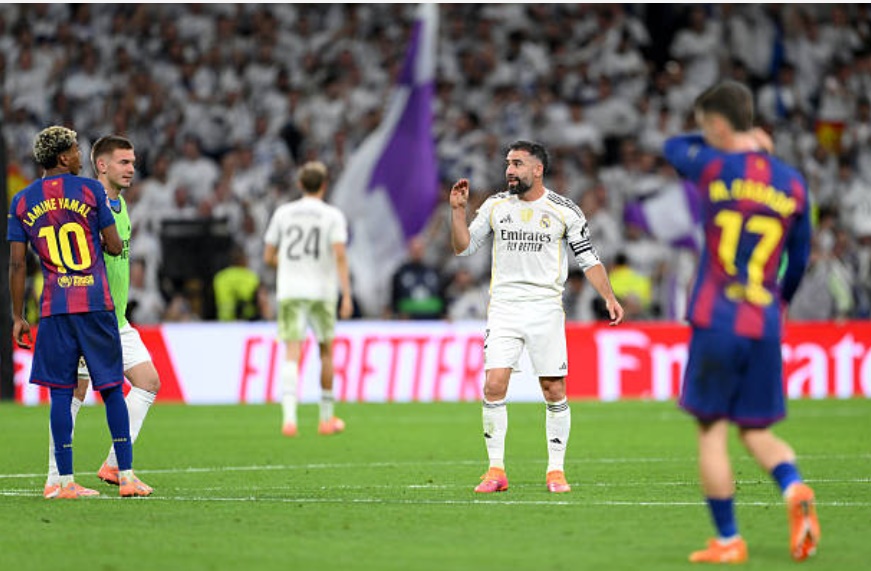 Carvajal ra dấu ‘nói nhiều’, dằn mặt Lamine Yamal sau El Clasico